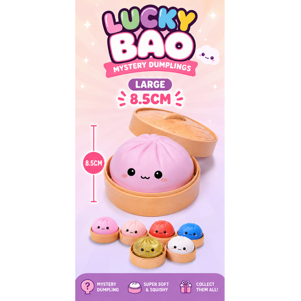 Keycraft Lucky Bao Mystery Dumplings - 8.5cm & 5.5cm