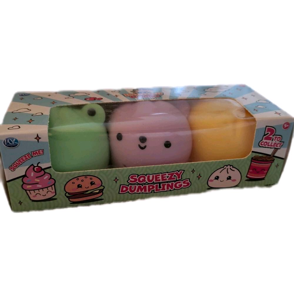 Kawaii Foodiez - Squeezy Dumplings - Pack of 3 - 2 sets to collect