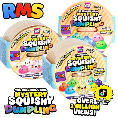 RMS Viral Squishy Dumpling - The ORIGINAL Bao Buns By Crazy Fun