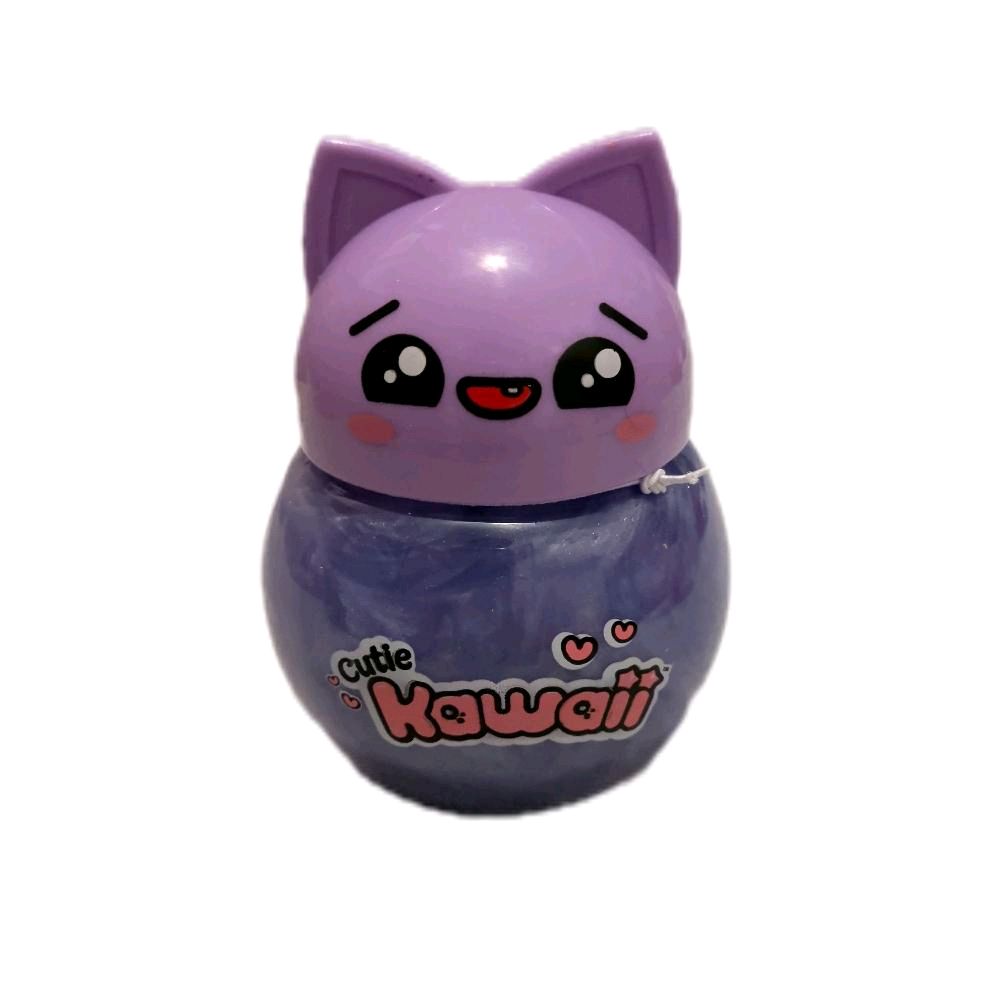 Cute Kawaii Glitter Kitty Slime