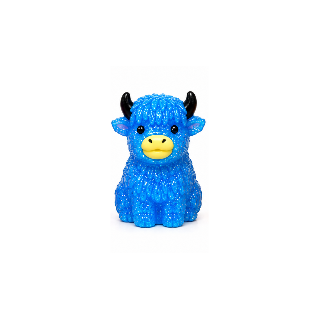 Sparkly Sugar Squishy Highland Cow Squishy